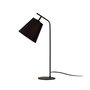 Opviq Lámpara de Mesa de Cuerpo Metálico Negro MR-623